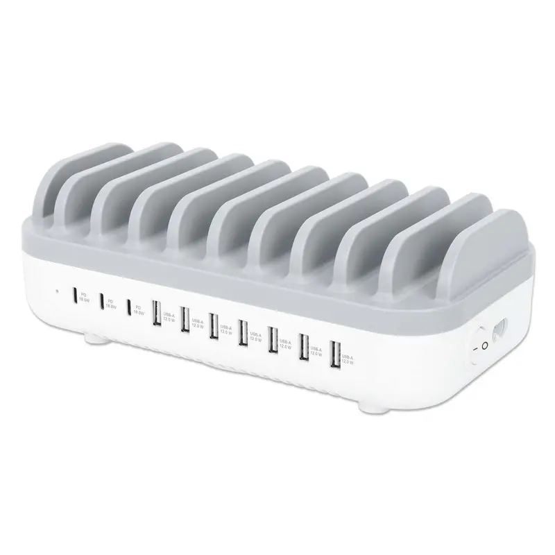 10-Port USB Power Delivery-Ladestation 120 W