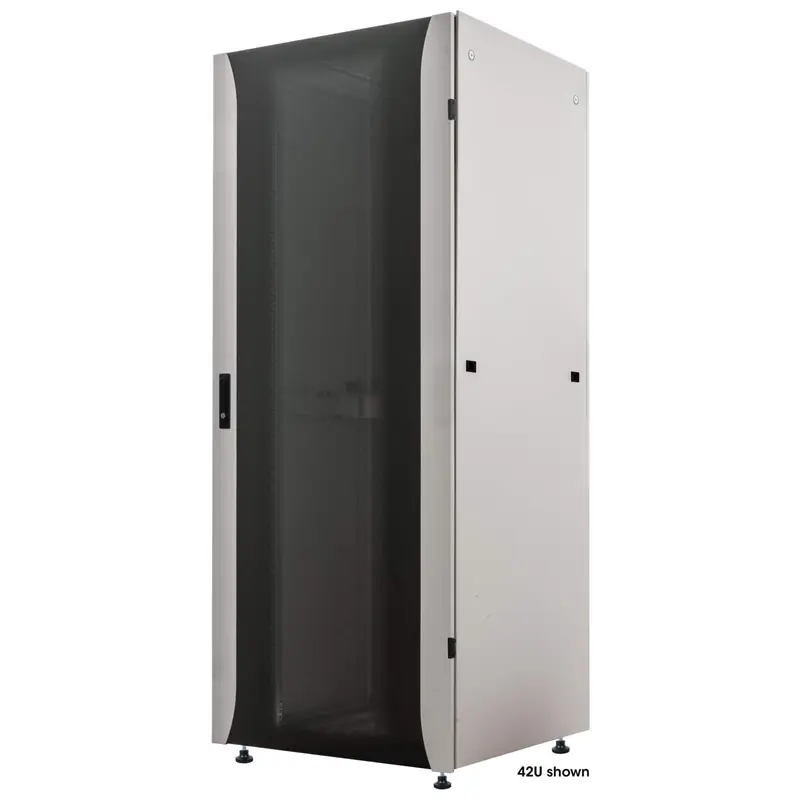 19" Netzwerkschrank, Premium Line, 32 HE, 800 (T) x 600 (B) mm, grau
