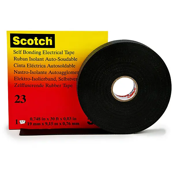 3M Isolierband Kautschuk 19mmx9,15m,selbstv. Scotch 23 19x9,15