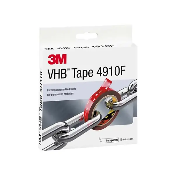 3M Klebeband doppelseitig 19mmx3m,transparent 4910F193