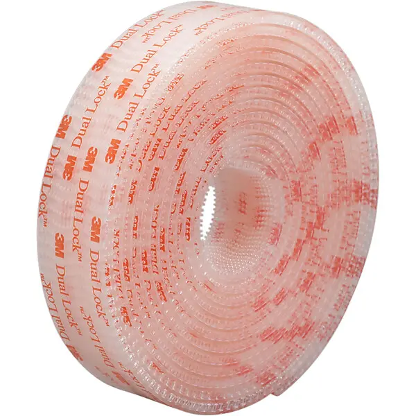 3M Klettband Druckverschluss 25mmx1,25m,transluz. SJ 3560