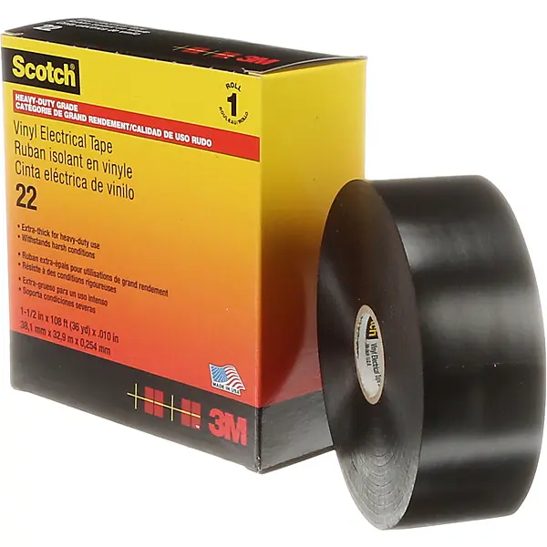 3M PVC Elektro-Isolierband 38 mm x 33 m, Vynil Scotch 22 38x33