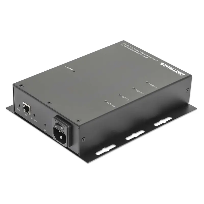 4-fach C13 Smart PDU mit schaltbaren Steckdosen und Netzwerk-Management
