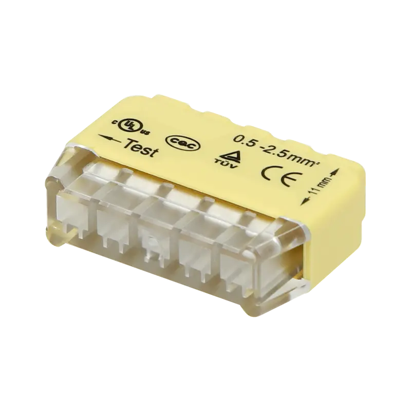 5-poliger Steckverbinder; für Kabel 0,75-2,5mm²; IEC 300V/24A 50 Stk.
