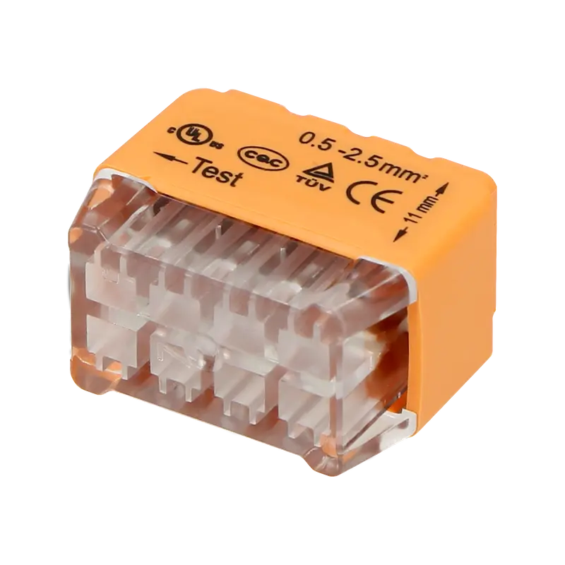8-poliger Steckverbinder; für Kabel 0,75-2,5mm²; IEC 300V/24A 50 Stk.