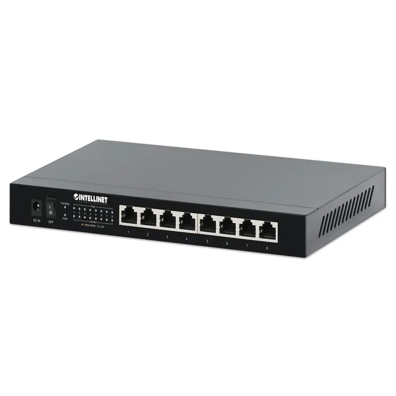 8-Port 2,5G Ethernet PoE+ Switch