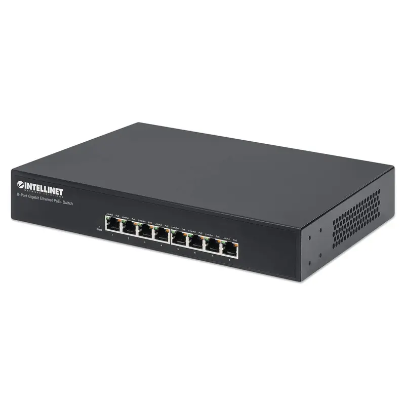 8-Port Gigabit Ethernet PoE+ Switch