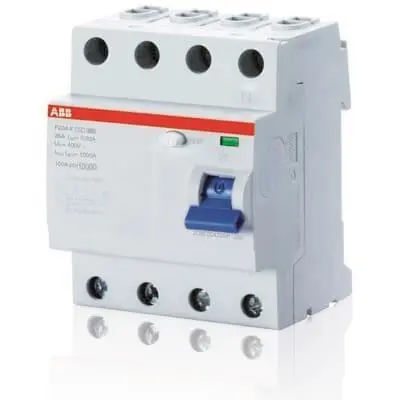 ABB F204 F-40/0,03 FI- F204F-40/0,03 Schalter 4P, Type F, 40A, 30mA