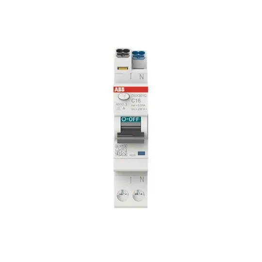 ABB FI/LS-Schalter 1 DSX301CA-C16/0,03 TE 6kA 1P+N Typ A C16 2CSR255165R1164