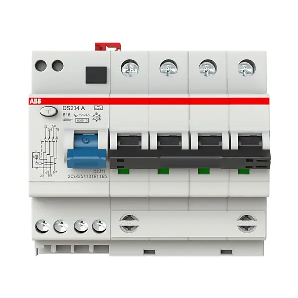 ABB FI/LS-Schalter DS204A-B16/0,03