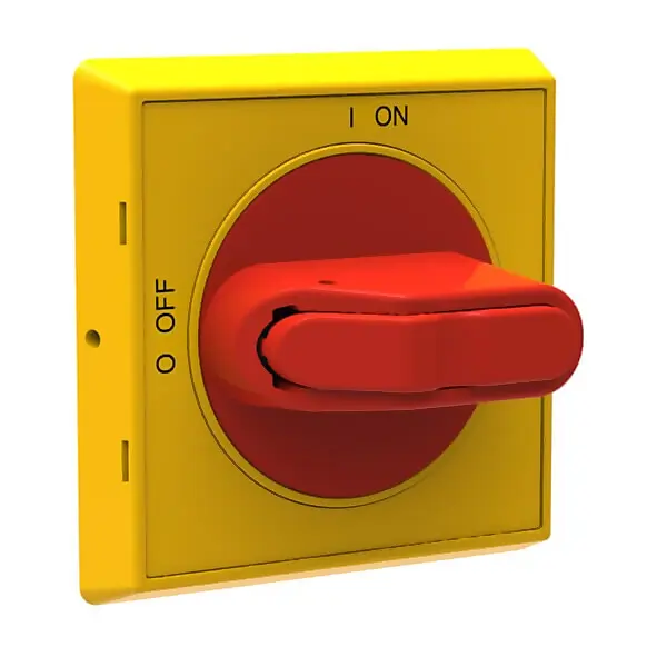 ABB Handgriff rot/gelb für Schalter OT OHYS2PJ