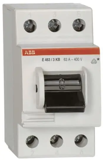 ABB Hauptschalter E463/3-KB 3x63A ** 2C CE16 0300 R0131