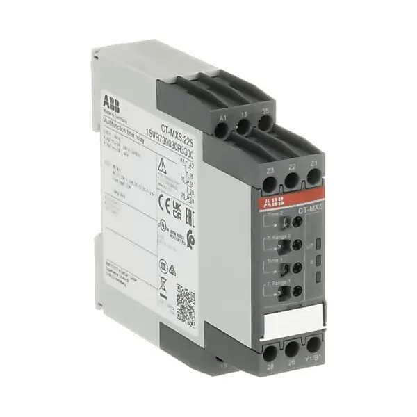 ABB Multifunktionzeitrelais 24-48VDC 24-240VAC CT-MXS.22S