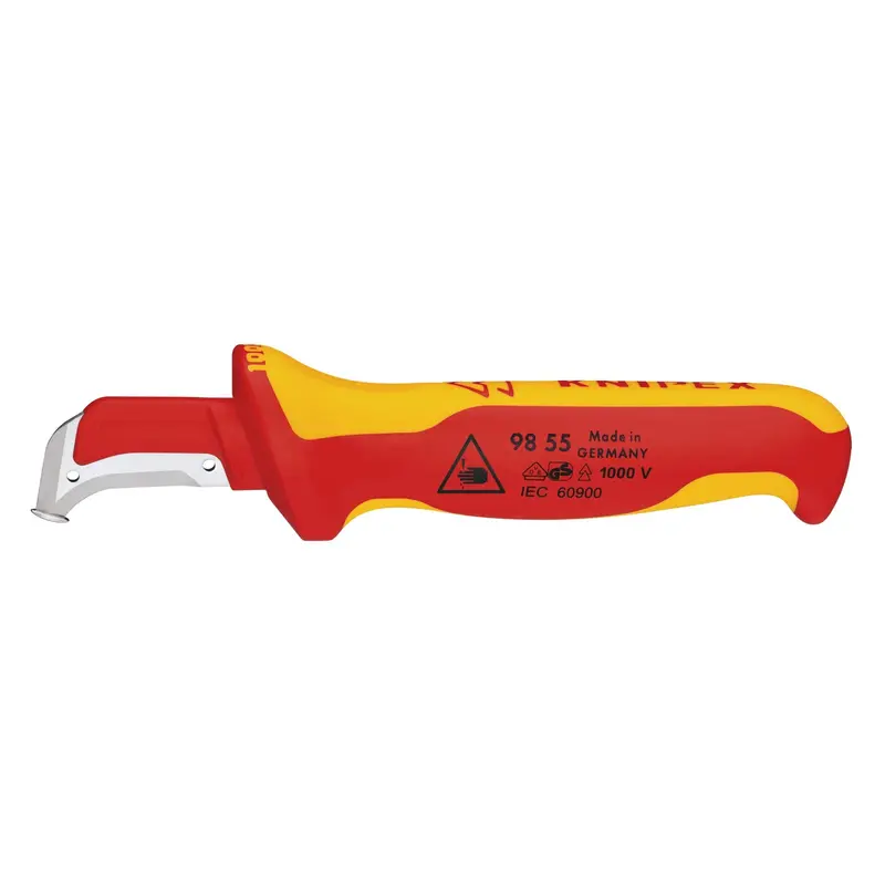 Abmantelungsmesser 98 55 VDE mit Gleitschuh, Klinge 38 mm
