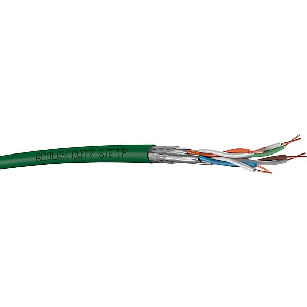 ACOME ACOLAN 1000SFDP Kat.7 grün 8P S/FTP AWG23 R7480A-Cca-T500