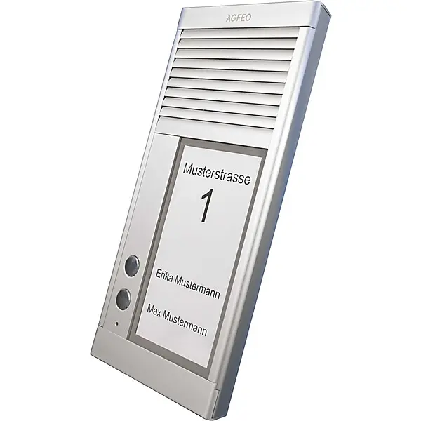 AGFEO Türsprechstelle 2Klingel alu IP33 DoorSpeak 2