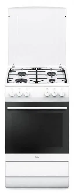 Amica SHEG 11557 W ws Kombi-Gasherd 50cm Gaskochfeld A-20% 5Heizarten
