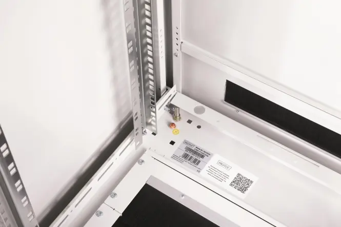 Assmann Netzwerkschrank DN-19 26U-6/6-1  26HE 1342x600x600mm,Farbe Grau(RAL 7035)