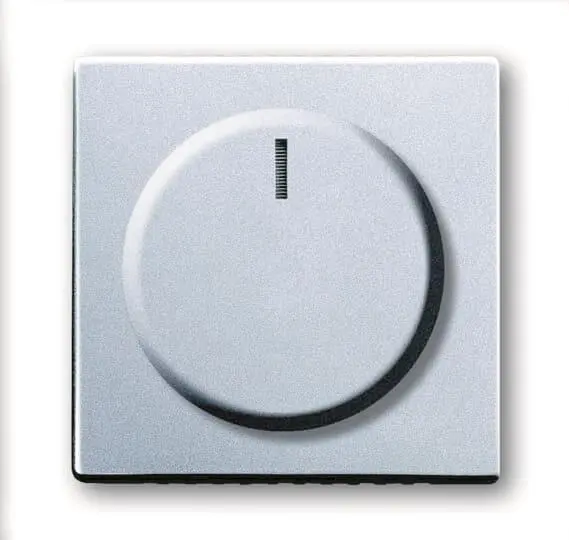 BJ future linear Dimmer-     6540-83-102   Abdeckung alusilber