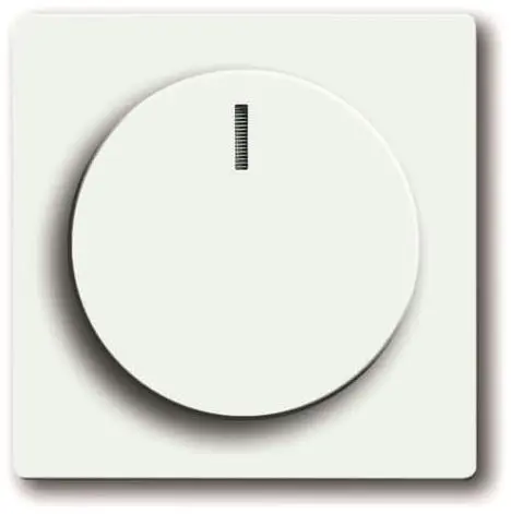 BJ future linear Dimmer-    6540-884-102   Abdeckung Drehknopf studioweiß matt