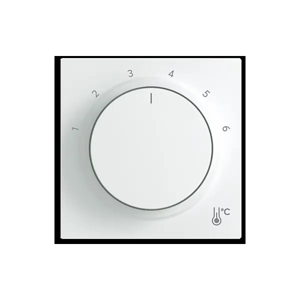 Busch-Jaeger Zentralscheibe rund mit Aufdruck "1..6" 1794 R-44G