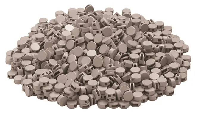 Cimco Kunststoffplomben 9mm Ø 140740 grau