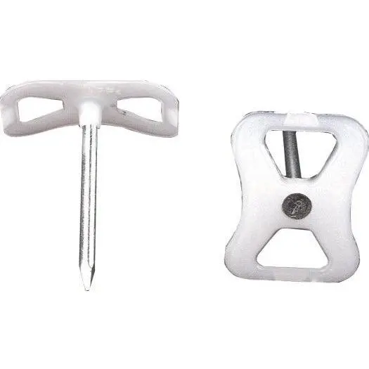 DEWIT 917437 Nagelscheibe mit verzinktem Stahlnagel 3.5 X 50MM, 100 Stück
