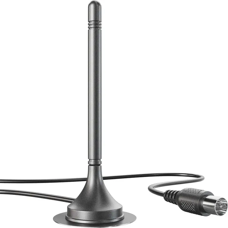 DVB-T/T2-Antenne - TV- und Radio-Empfang - 3 m Kabellänge - schmale Version