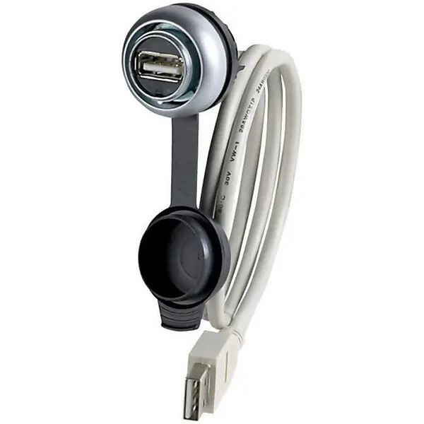 Eaton Frontelement chrom, + USB 2.0 A/A M22-USB-SA-150