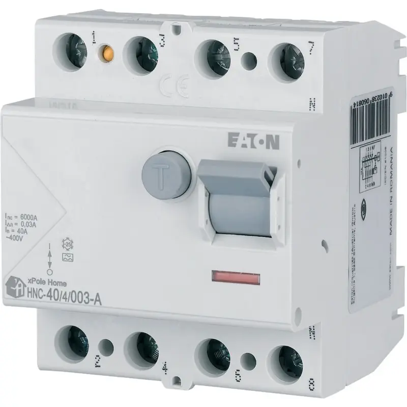 EATON HNC-40/4/003-A FI-Schutzschalter 4P 40A 0,03A Typ A xPole Home - 194688