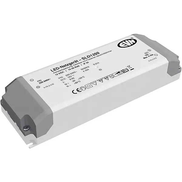 EVN-Lichttechnik LED-Netzgerät 12V/DC 15-50W IP20 SLD1250