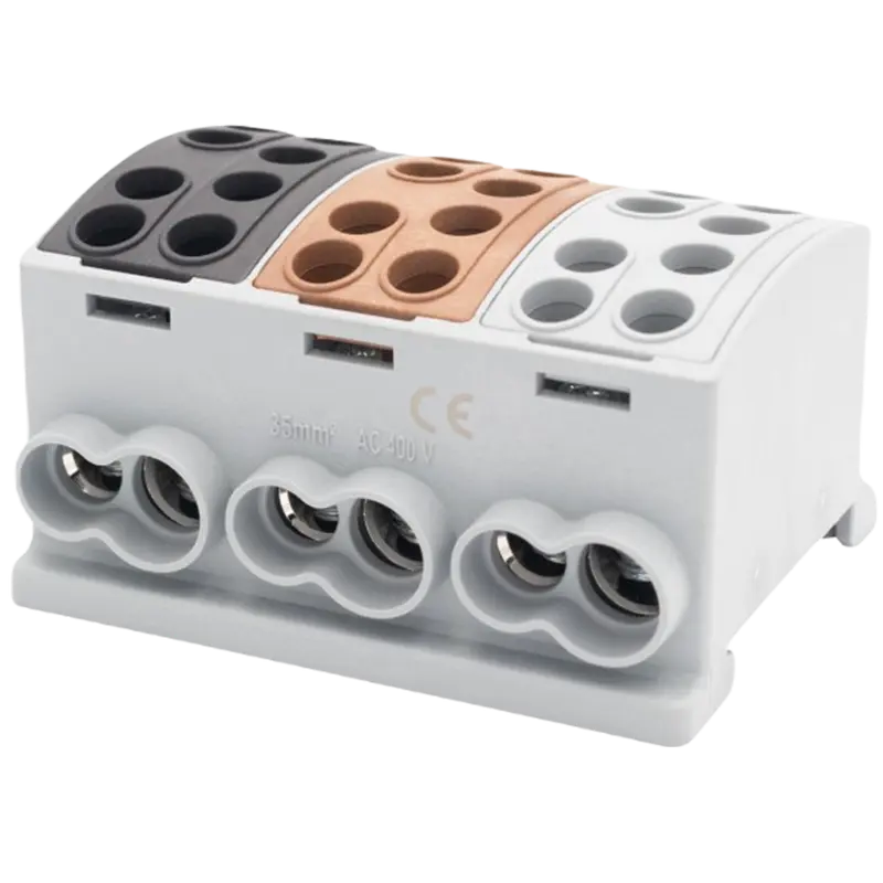 F-ELEKTRO F2.0388 Klemme HLK 5x125A-2 (1x35,1x25 / 1x35,1x25) (3L+N+PE)