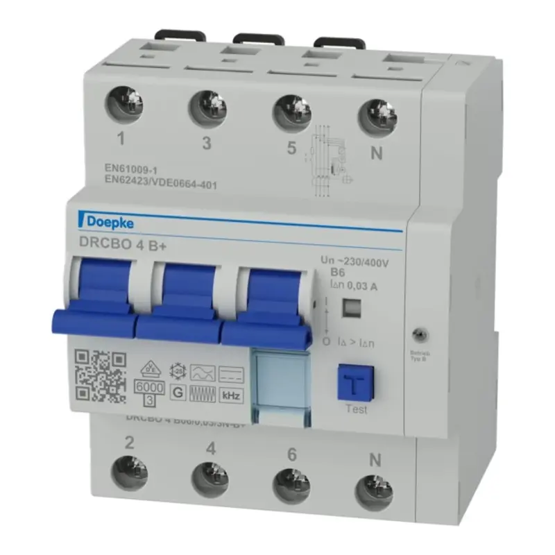 FI/LS-Schalter DRCBO 4 3P+N Typ B+ 6 kA
