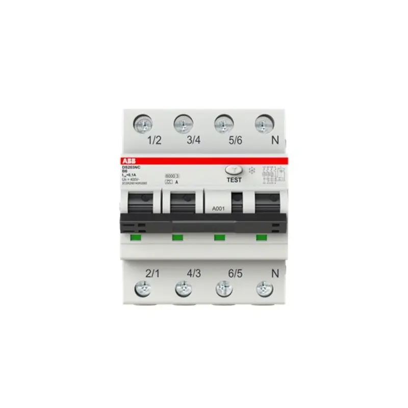 FI/LS-Schalter DS203NC 3P+N Typ A 6 kA