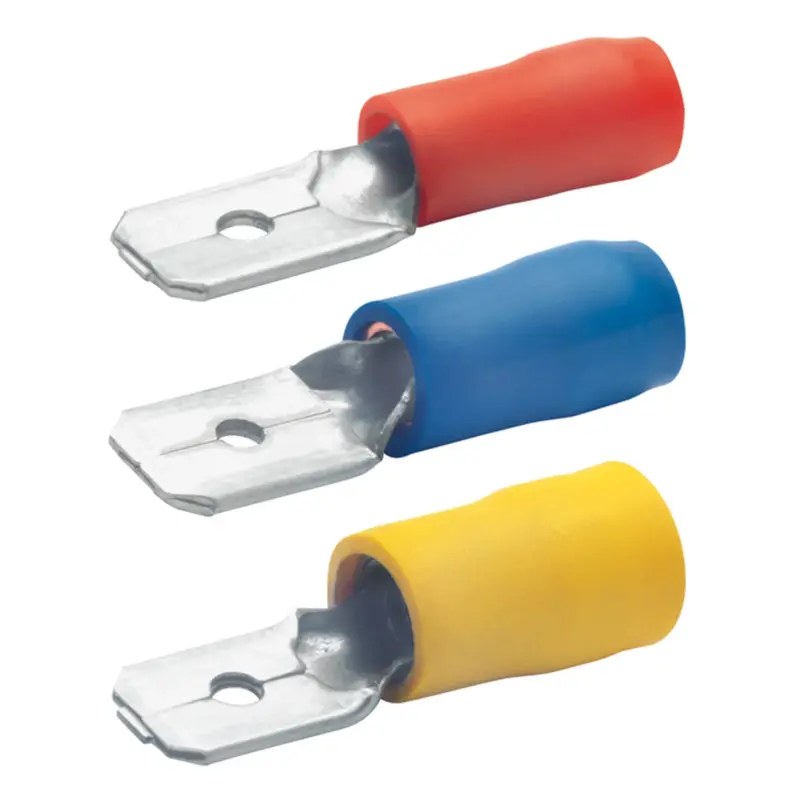 Flachstecker teilisoliert halogenfrei, 0,5–6 mm²
