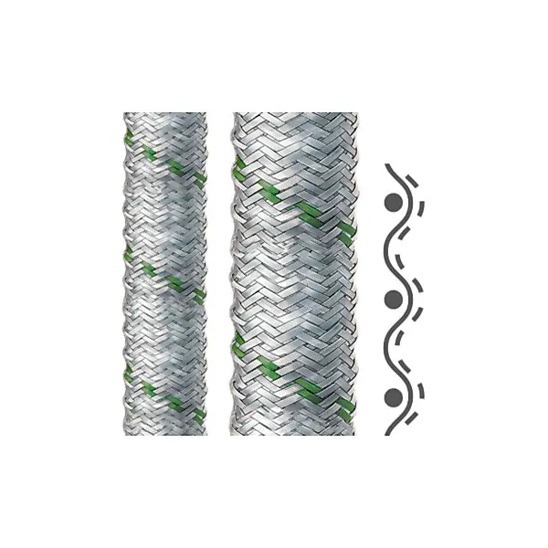 FLEXA Kunststoff-Schutzschlauch Stahldrahtumflecht. AIRflex-KUW-EDU AD21
