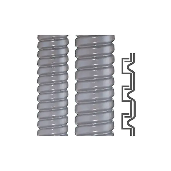 FLEXA Metallschutzschlauch flüssigkeitsdicht SPR-PVC-AS AD27 gr