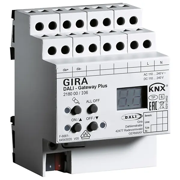 Gira DALI Gateway Plus REG 218000