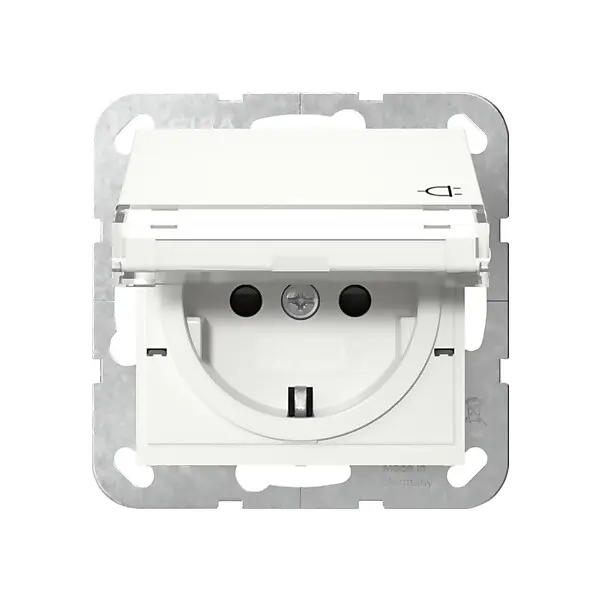 Gira Steckdose KD+BSF Reinweiß 455727
