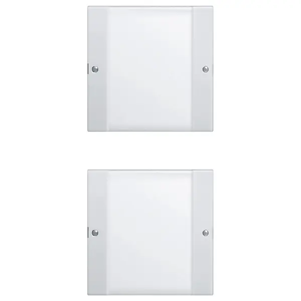 Gira Wippenset 2-fach rws/gl 213203