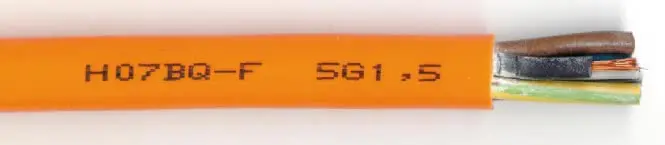 (H)07BQ-F 12G1,5 orange     Trommel 500m Geräteanschlussleitung PUR
