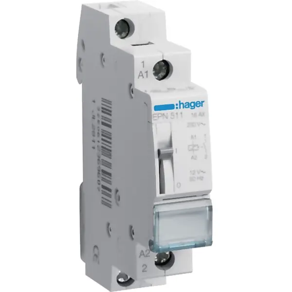 Hager Fernschalter 1S, 12V,16A EPN511