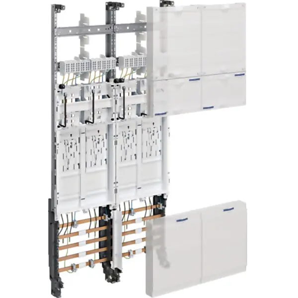Hager Komplettfeld eHZ 2-feld.,H1050mm,4ZP ZK3EZ14N