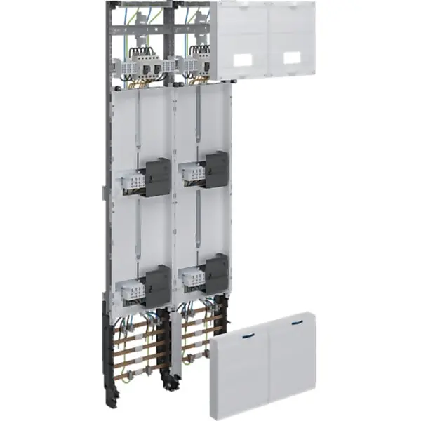 Hager Komplettfeld universZ, 4 Zählerp. ZK53X7T