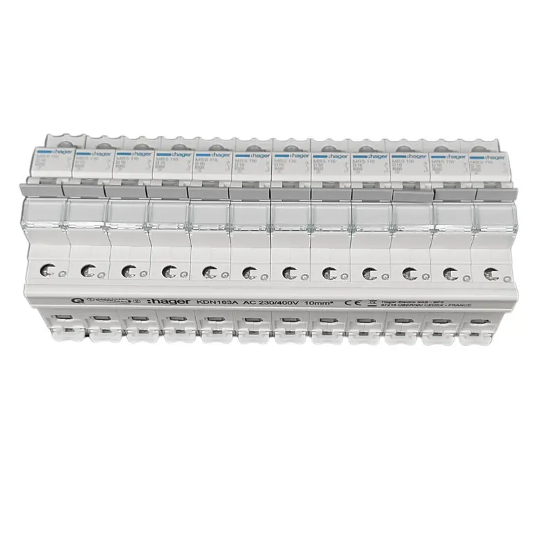 Hager Set 12 x LS MBS116 + Phasenschiene KDN163A