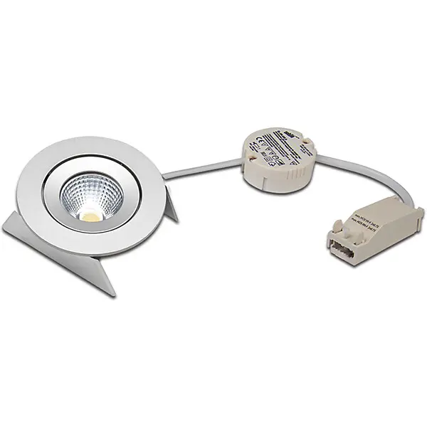 Hera LED-Einbauleuchten Set 230mA chr-mt dim 61001475201