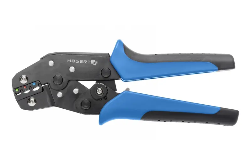 Högert Technik Crimpzange für Aderendhülsen 0.5-2.5 mm2, 191mm