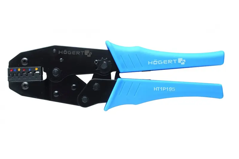 Högert Technik Crimpzange für dünnwandige Kabelschuhe 220mm