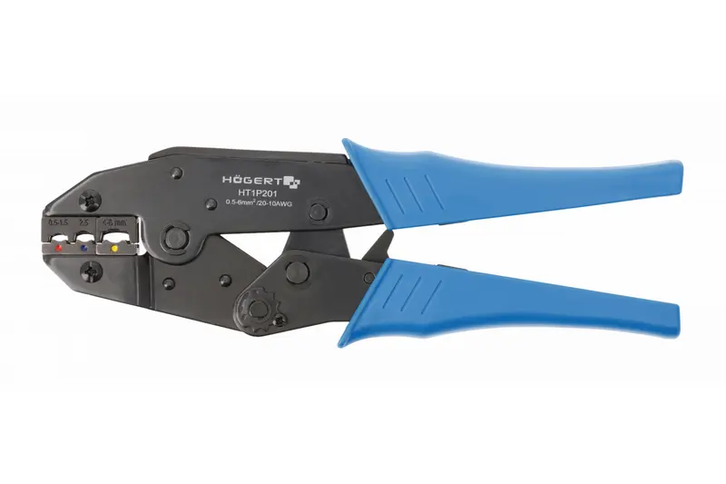 Högert Technik Crimpzange für isolierte Endstücke 220mm