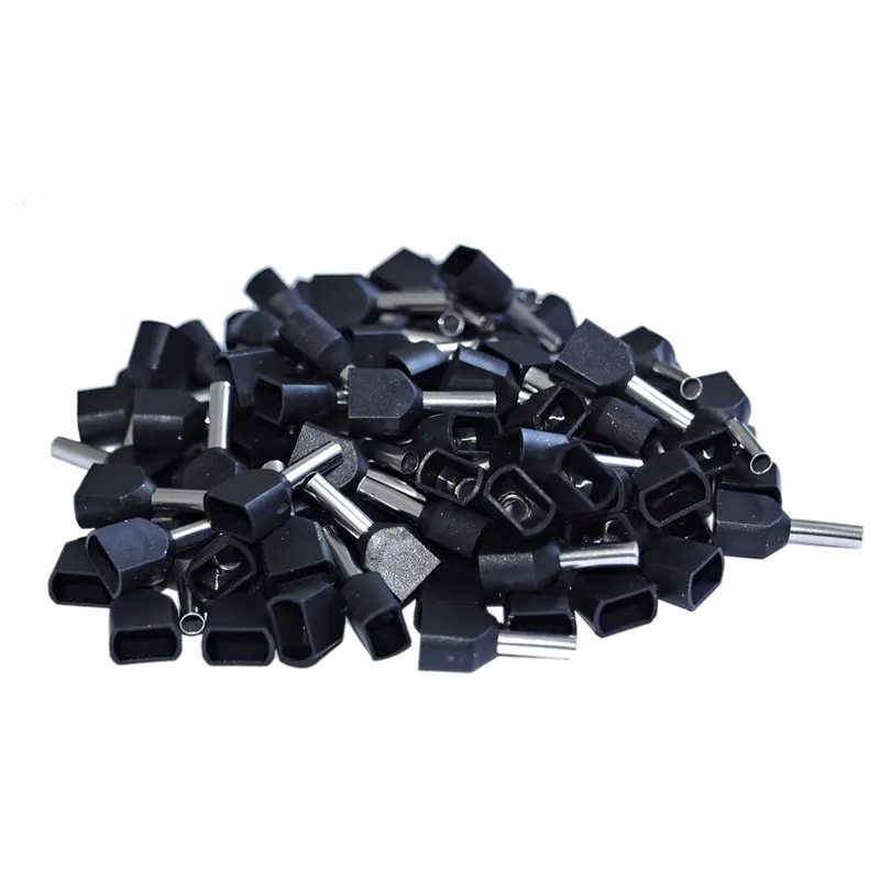 Isolierte Twin Aderendhülsen 2 x 6,0 mm² Rohrlänge